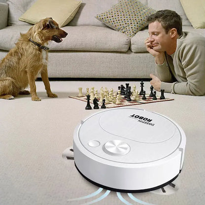 Robot aspirador inteligente 3 en 1 (USB, inalámbrico)