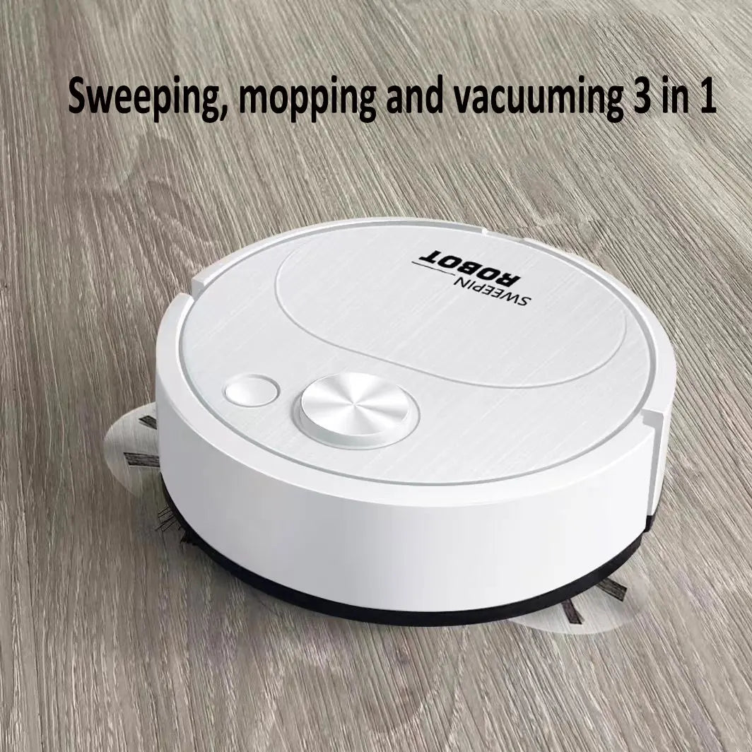 Robot aspirador inteligente 3 en 1 (USB, inalámbrico)