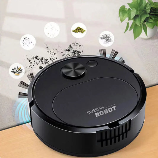 Robot aspirador inteligente 3 en 1 (USB, inalámbrico)